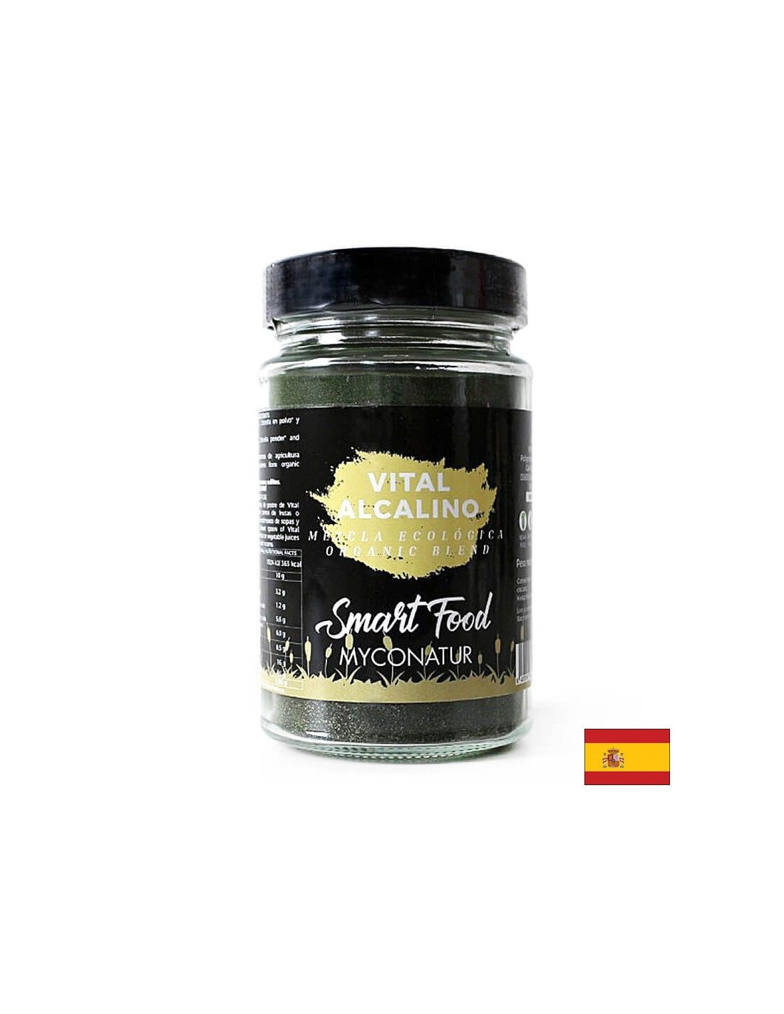 Vital alcalino, Bio - Mélange d'algues biologiques pour l'équilibre alcalin, 180 g <tc>Myconatur</tc>