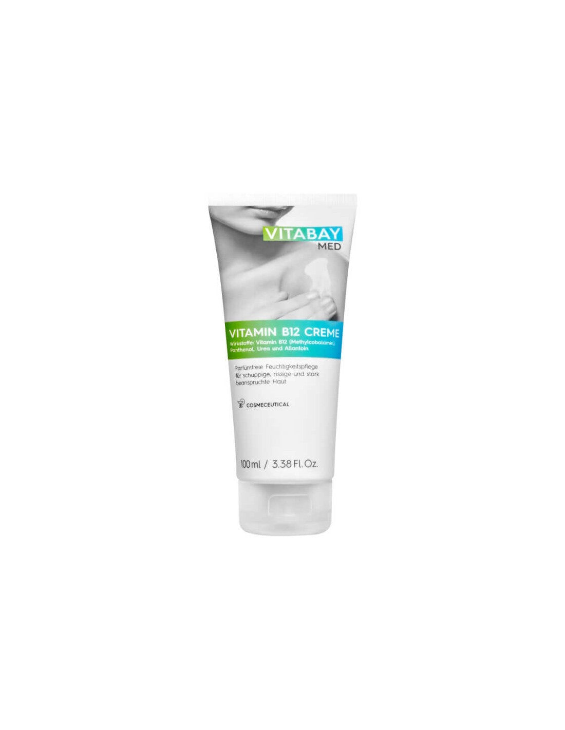 Crème/crème de vitamine B12 avec de la vitamine B12 (méthylcobalamine), panthénol, urée et allantation, 100 ml