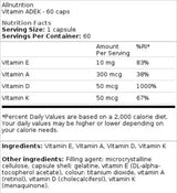 Vitamine Adek/Vitamine A, D, E, K 60 Capsules