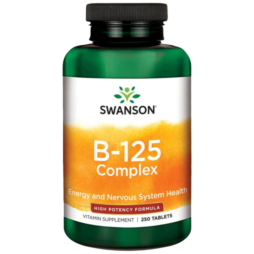 Complexe de vitamine B-125 - Capsules à haute puissance 250