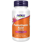 Vitamine B-5/acide pantothénique 500 mg - 100 capsules
