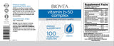 Complexe de vitamine B-50 Caps 50 mg/100