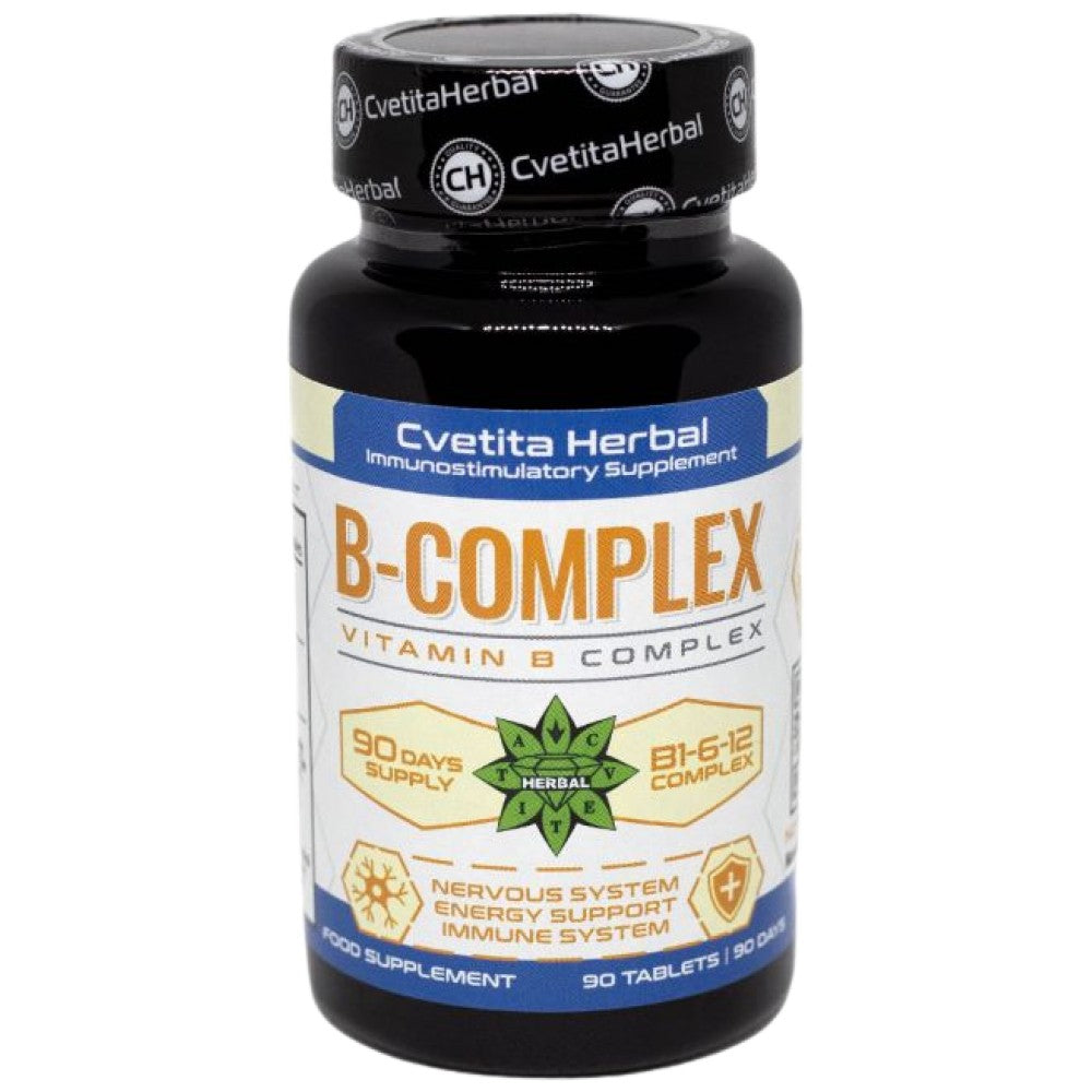 Complexe de vitamine B B1-B6-B12 - 90 comprimés