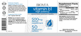 Vitamine B1 (puissance élevée) 500 mg/50 onglets