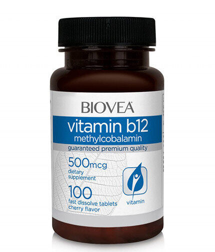 Vitamine B12 500 Methylcobalamine Dissolve rapide/100 Tabs
