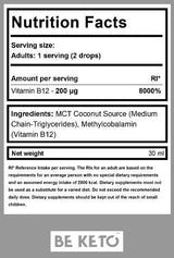 Vitamine B12 en gouttes | comme méthylcobalamine - 30 ml