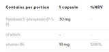 Vitamine B6 | P-5-P 30 mg - 60 capsules