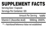 Vitamine C 1000 mg - 120 capsules