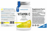Vitamine C 1000 | avec des hanches de rose - 100 comprimés