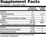 Vitamine C-500 à croquer - 100 comprimés à croquer
