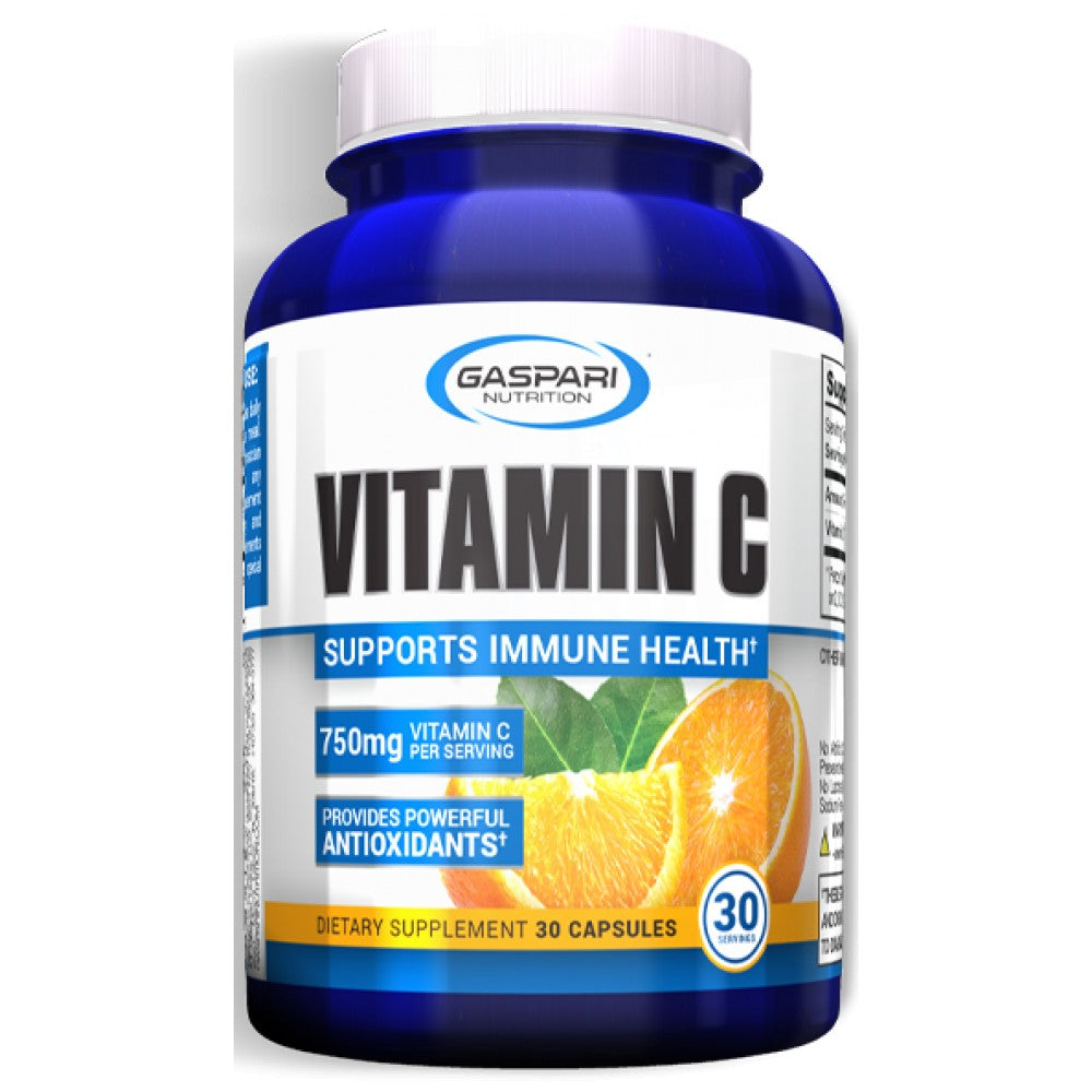 Vitamine C 750 mg/soutien du système immunitaire - 30 capsules