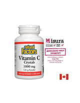 Vitamine C 1000 mg de cristaux - 125 grammes
