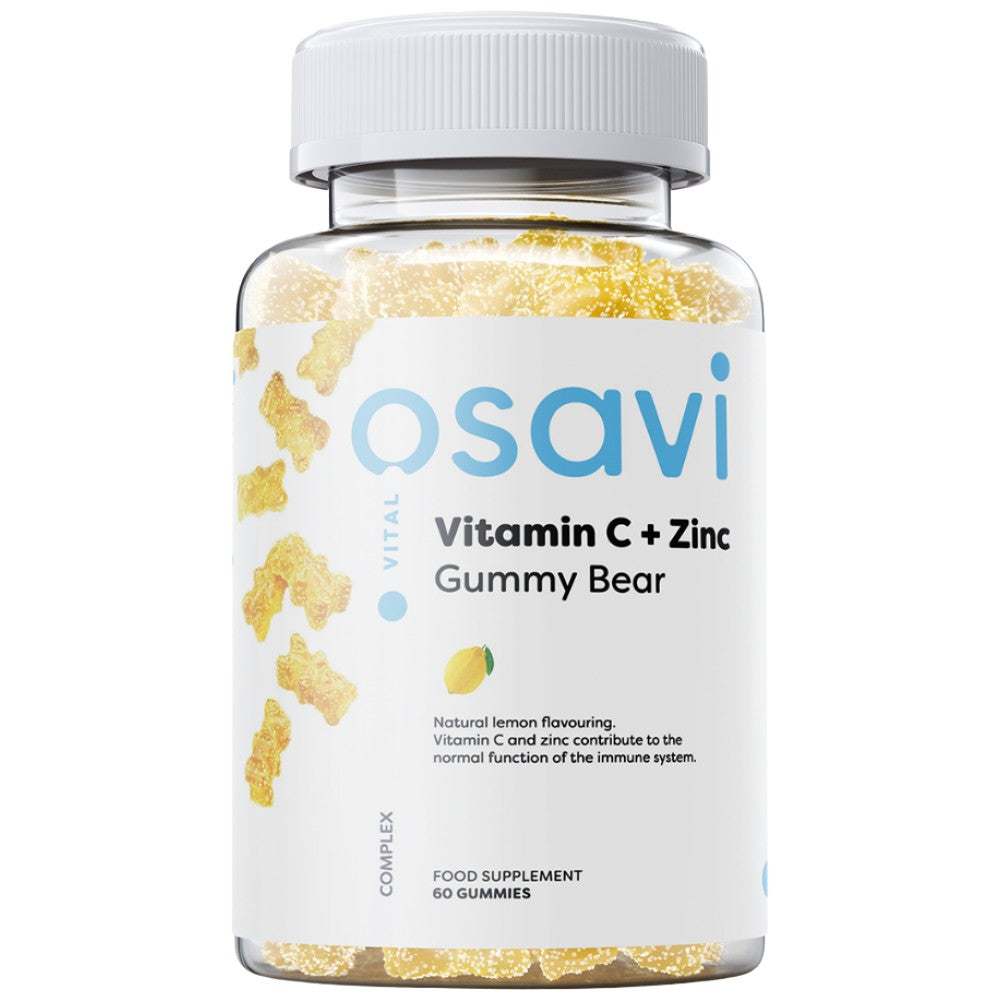 Vitamine C + Zinc | Ours gommeux - 60 bonbons gommeux