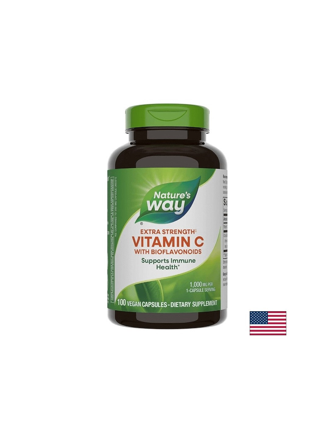 Vitamine C avec des bioflavonoïdes 1000 mg - 100 capsules