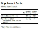 Vitamine C avec des hanches de rose 500 mg - 100 capsules