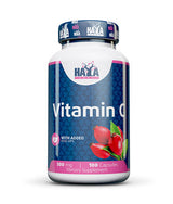 Vitamine C avec des hanches Rose 500 mg/100 Caps.