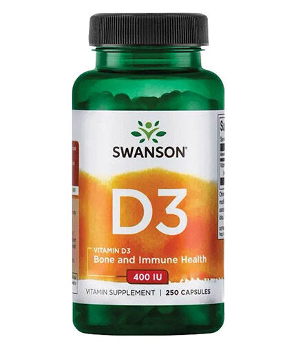 Vitamine D-3 400 UI - 250 capsules