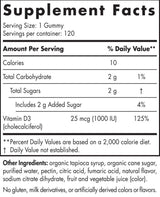 Gummies Vitamin D3 Sport 1000 UI - 120 Gummies