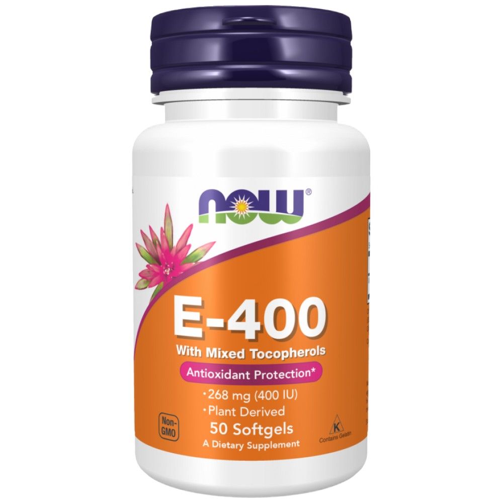 Vitamine E-400 UI MT - 50 capsules de gel