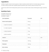 Vitamine E/complexe naturel de tocophérols 90 capsules de gel