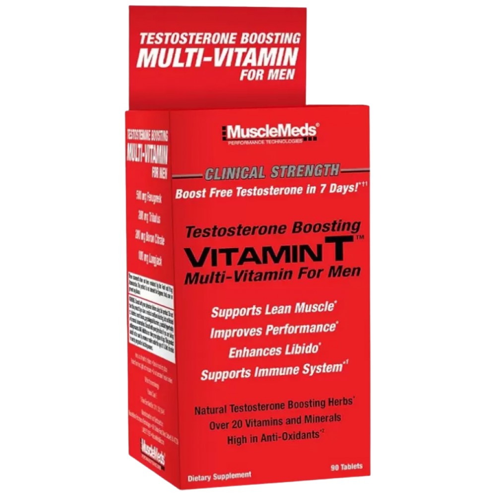 Vitamine T | Multi-vitamine pour hommes - 90 comprimés