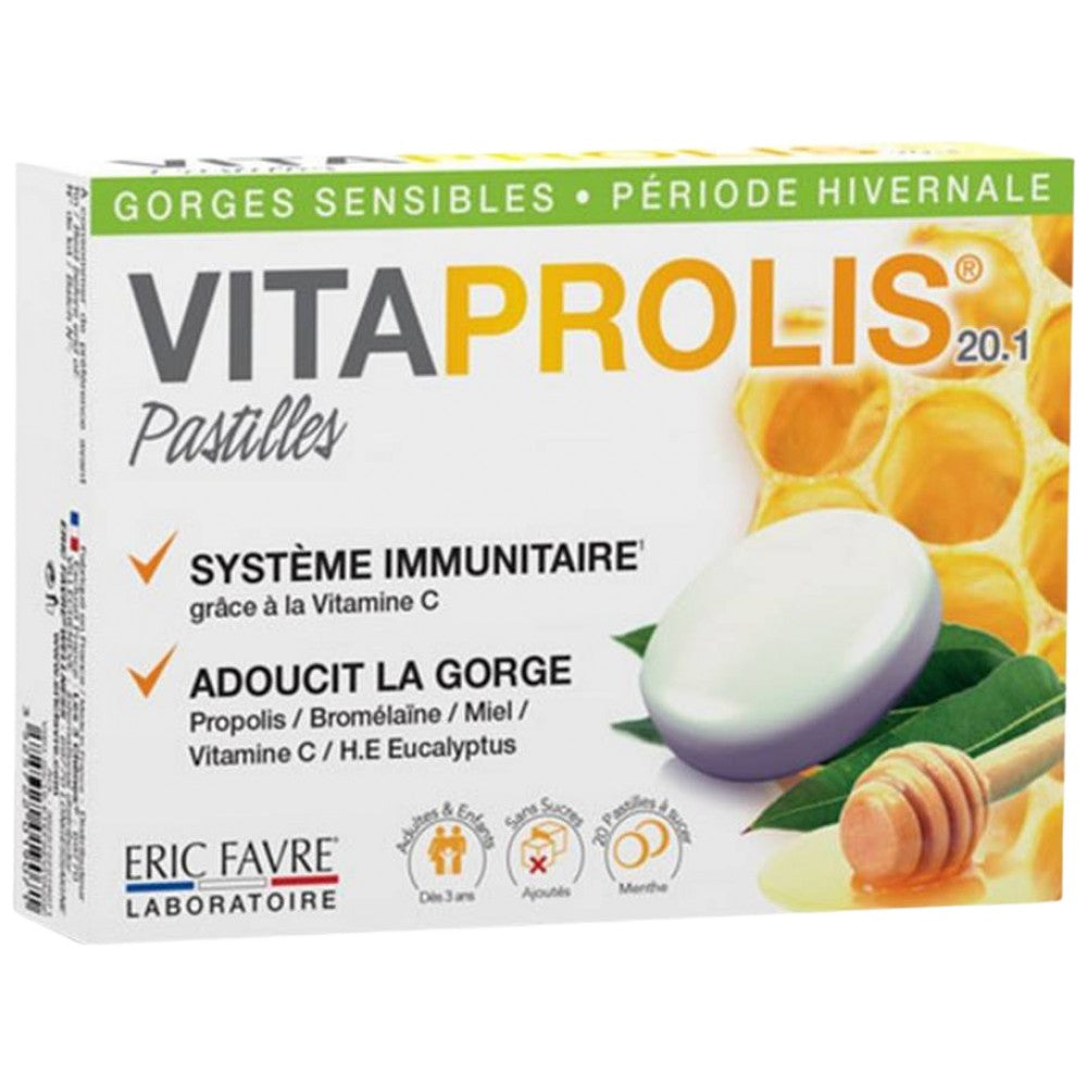 Vitaprolis® | Des pastilles de gorge avec la propolis 20 bonbons
