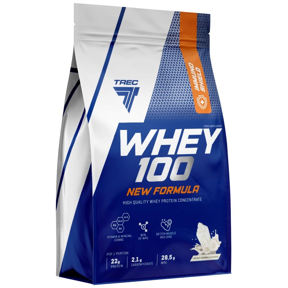 Whey 100 | Concentré de protéines de lactosérum de haute qualité avec Immuno Shield - 2000 grammes