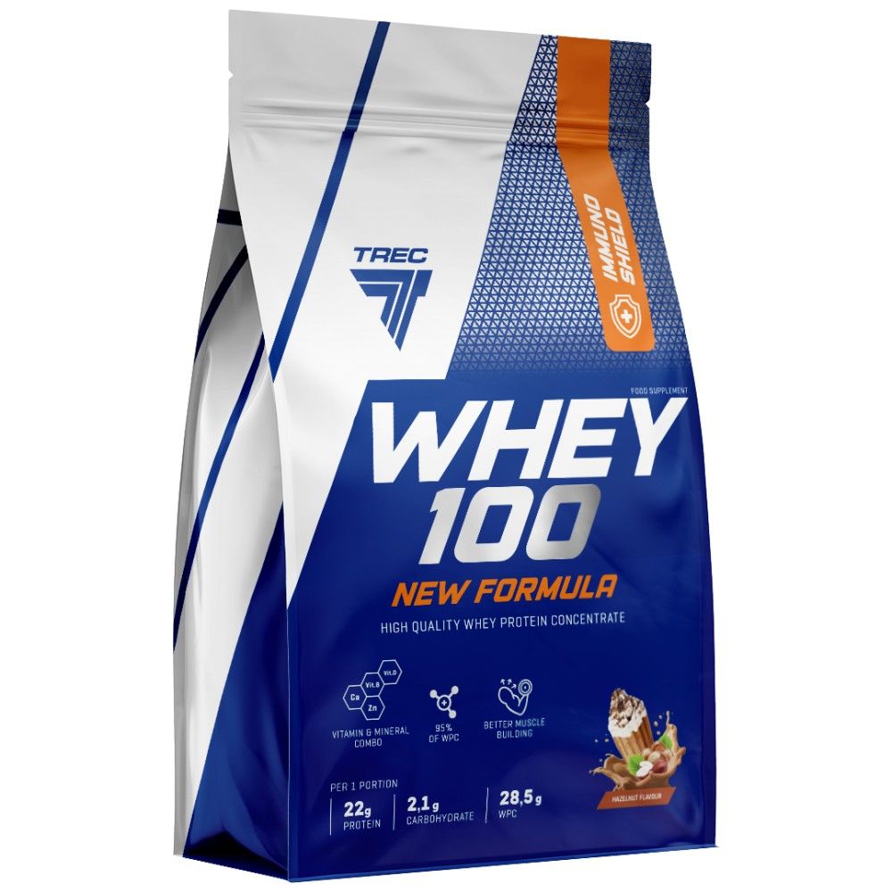 Whey 100 | Concentré de protéines de lactosérum de haute qualité avec Immuno Shield - 2000 grammes
