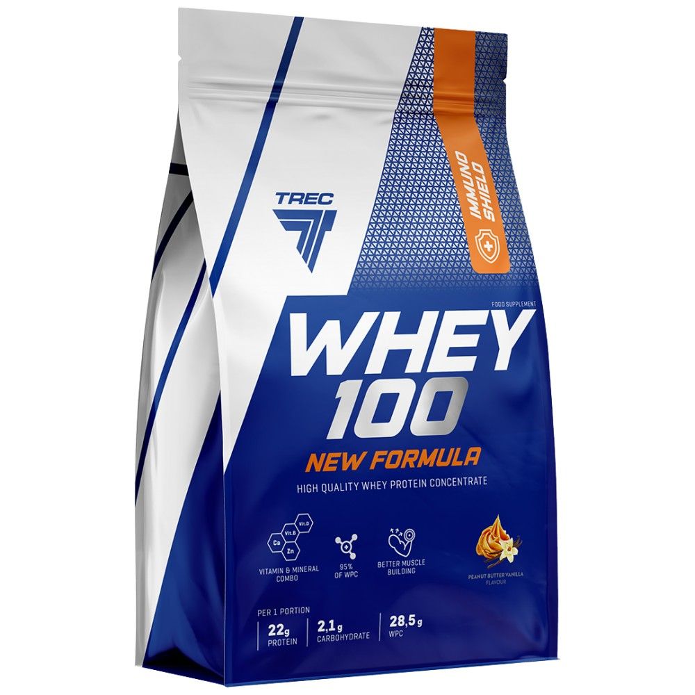 Whey 100 | Concentré de protéines de lactosérum de haute qualité avec Immuno Shield - 2000 grammes