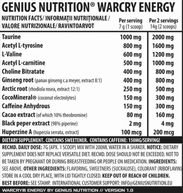 Warcry Energy - 300 grammes