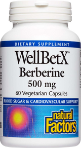 Wellbetx Berberine 500 mg - 60 capsules