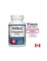 Extrait de cannelle Wellbetx® 150 mg - 60 capsules
