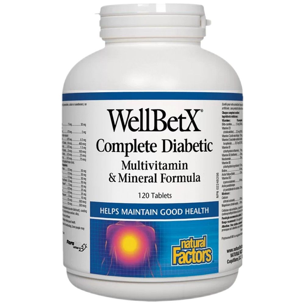 Wellbetx® Diabetique complète - 120 comprimés