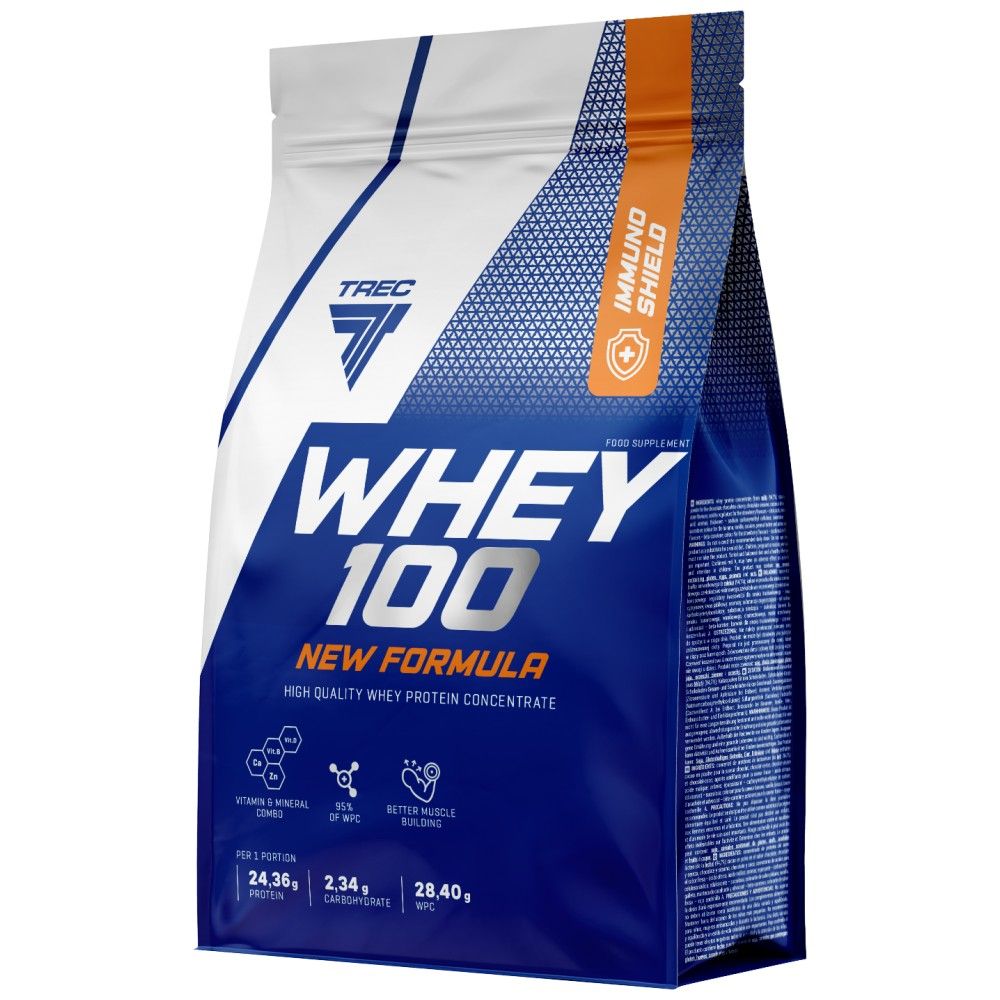 Whey 100 | Concentré de protéines de lactosérum de haute qualité avec Immuno Shield - 2000 grammes