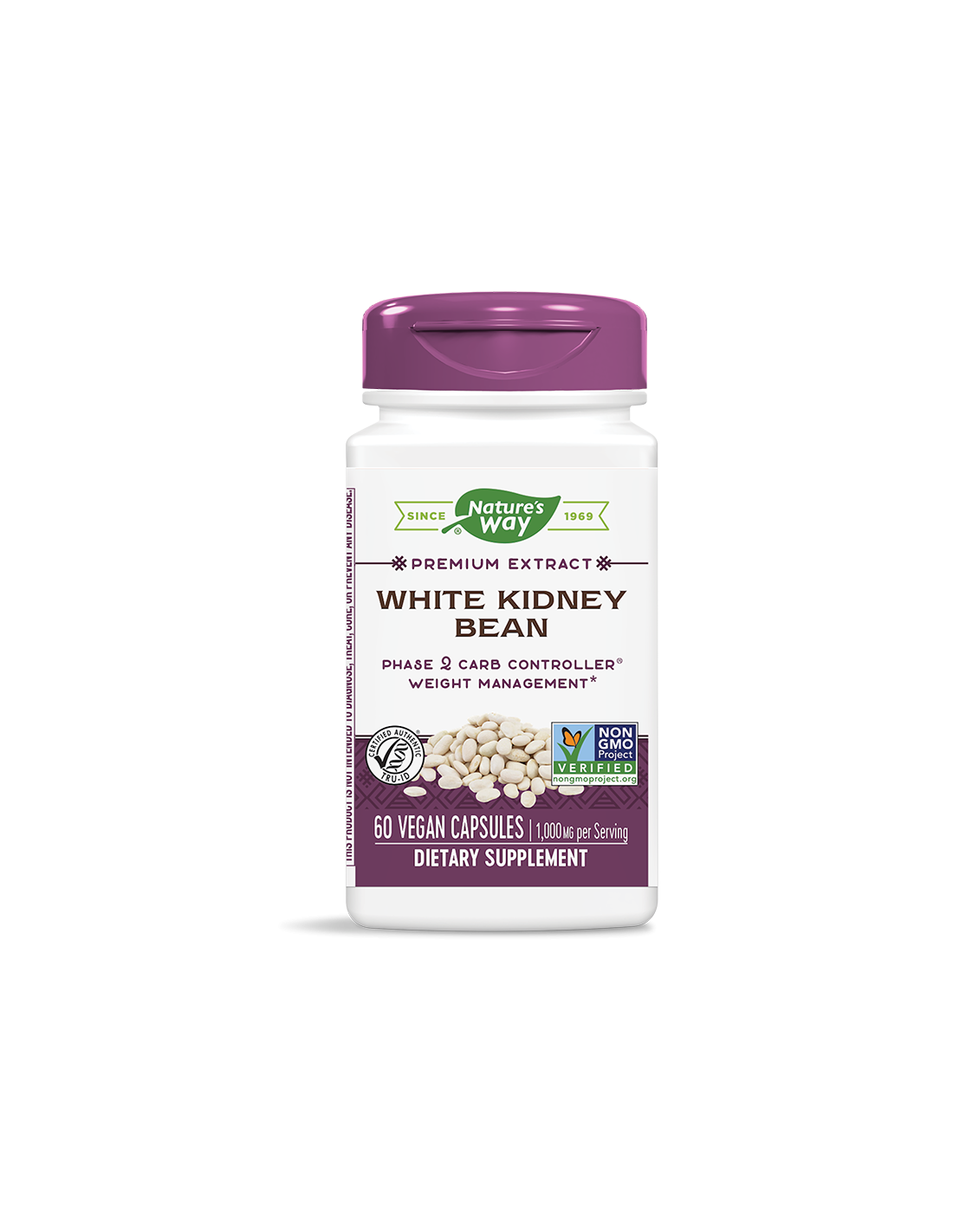 Haricot rénal blanc - 60 capsules