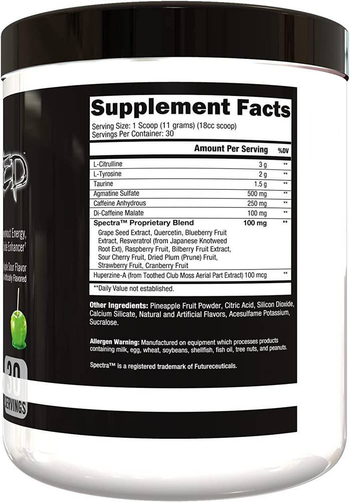 White Warped/Pre-Workout - 330 grammes