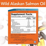 Huile de saumon sauvage de l'Alaska - 200 softgels
