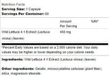 Laitue sauvage 450 mg 60 capsules