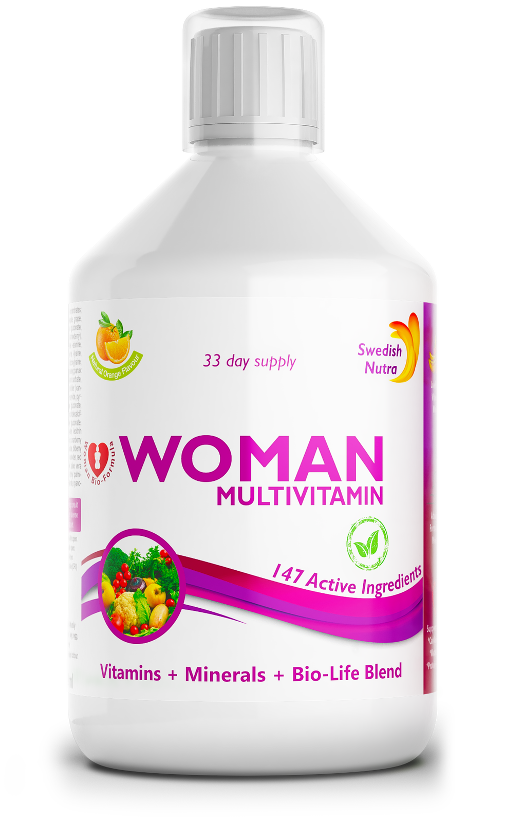 Femmes multivitamines pour les femmes atteintes de collagène 1497 mg - 147 ingrédients actifs/500 ml /