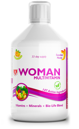 Femmes multivitamines pour les femmes atteintes de collagène 1497 mg - 147 ingrédients actifs/500 ml /