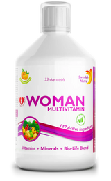 Femmes multivitamines pour les femmes atteintes de collagène 1497 mg - 147 ingrédients actifs/500 ml /