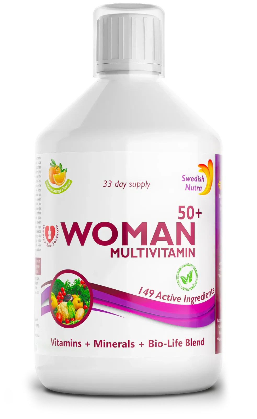 Femmes 50+ multivitamines pour les femmes atteintes de collagène 1497 mg - 149 ingrédients actifs/500 ml /
