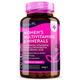 Multivitamines des femmes à biotine et à l'acide hyaluronique 180 comprimés végétaliens