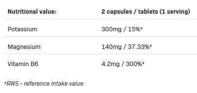 Tri magnésium + potassium - 100 capsules