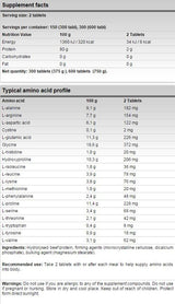 Xtreme boeuf amino - 300 comprimés