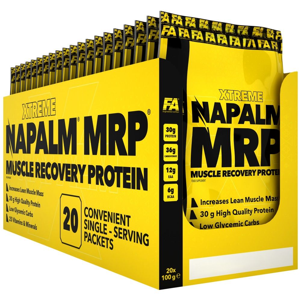 Xtreme napalm mrp | Protéine de récupération musculaire - Remplacement des repas - 20 x 100 grammes