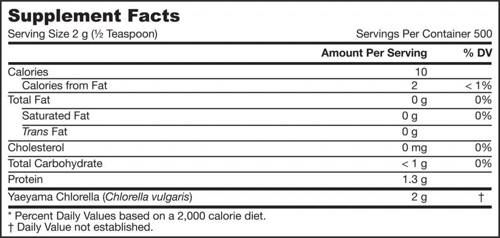 Yaeyama Chlorella Powder 1000 grammes