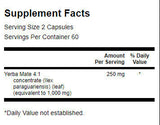 Yerba Mate (4: 1) 125 mg - 120 capsules