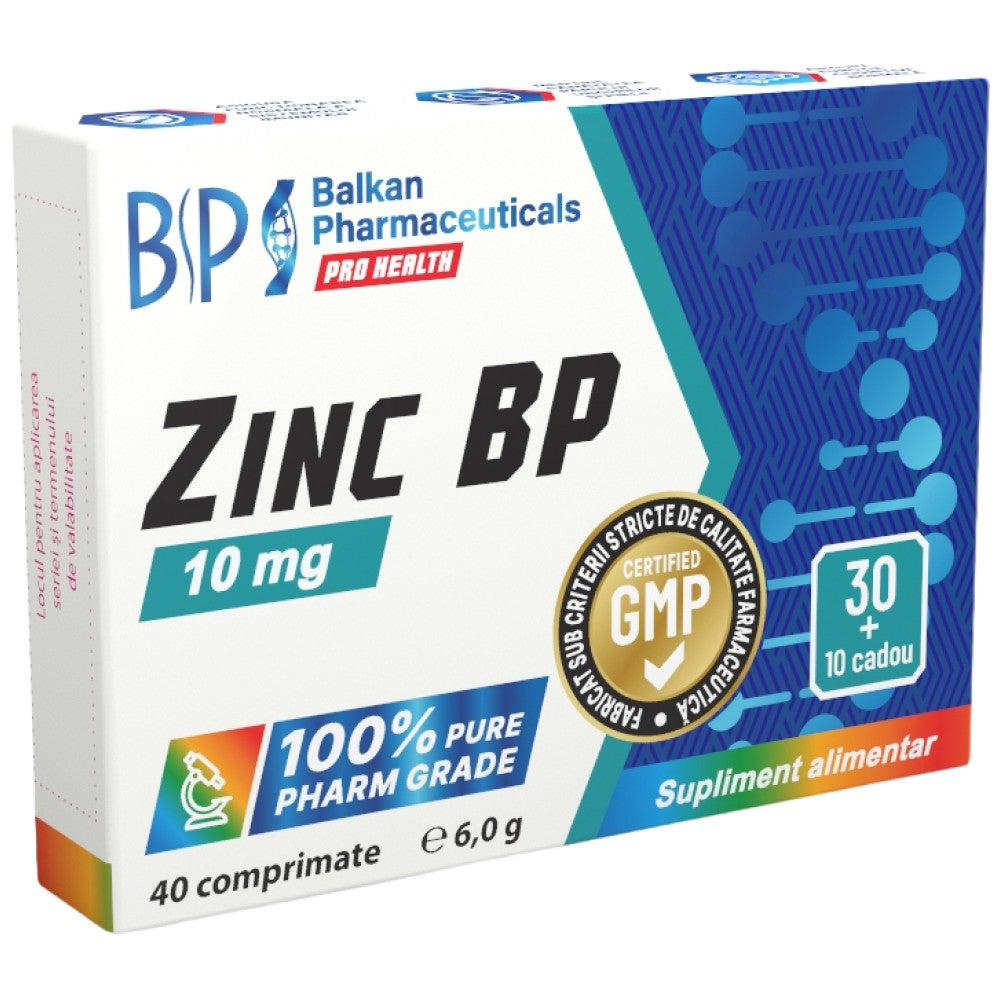 Zinc BP 10 mg - 40 comprimés
