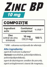 Zinc BP 10 mg - 40 comprimés
